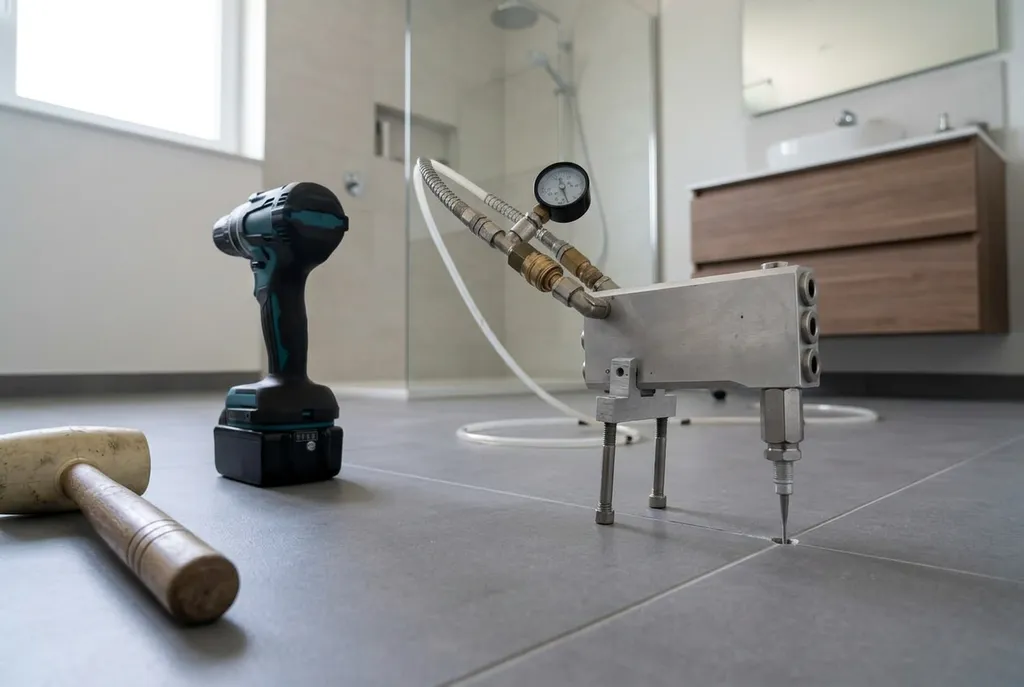 Kitbedrijf Vinkeveen – holle tegels injecteren
